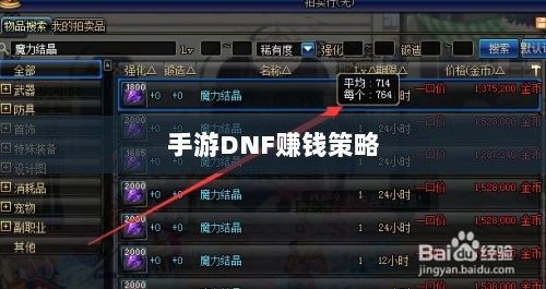 手游DNF的赚钱策略与攻略秘籍-图1 手游DNF的赚钱策略与攻略秘籍-图1