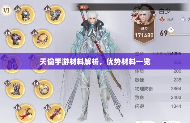 天谕手游材料解析，优势材料一览-图1