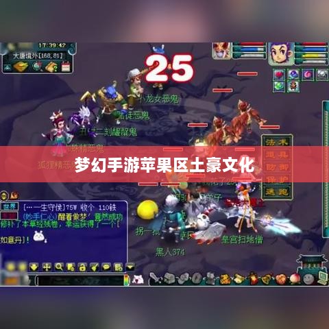 梦幻手游苹果区土豪文化深度探究,土豪众多与否?-图1 梦幻手游苹果区土豪文化深度探究,土豪众多与否?-图1
