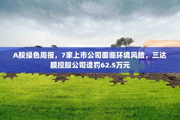 A股绿色周报，7家上市公司面临环境风险，三达膜控股公司遭罚62.5万元-图1