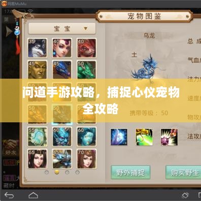 问道手游攻略,捕捉心仪宠物全攻略-图1 问道手游攻略,捕捉心仪宠物全攻略-图1
