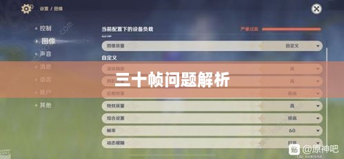 手游原神帧率问题解析，是否仅有三十帧？-图1