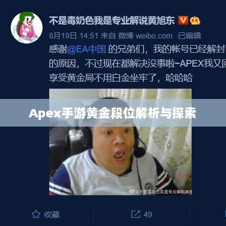 Apex手游黄金段位解析与探索-图1