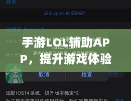 手游LOL辅助APP,提升游戏体验的必备神器-图1 手游LOL辅助APP,提升游戏体验的必备神器-图1
