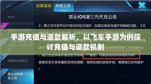 手游充值与退款解析,以飞车手游为例探讨充值与退款机制-图1 手游充值与退款解析,以飞车手游为例探讨充值与退款机制-图1