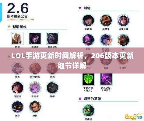 LOL手游更新时间解析,206版本更新细节详解-图1 LOL手游更新时间解析,206版本更新细节详解-图1