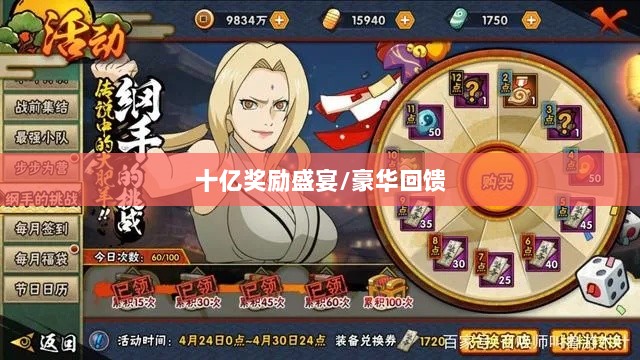 火影手游十亿奖励盛宴开启,豪华回馈等你来赢!-图1 火影手游十亿奖励盛宴开启,豪华回馈等你来赢!-图1