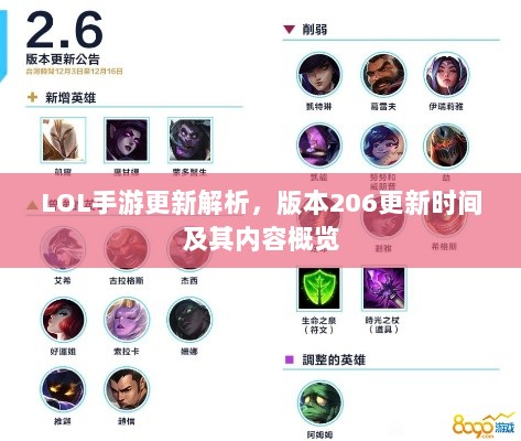 LOL手游更新解析，版本206更新时间及其内容概览-图1