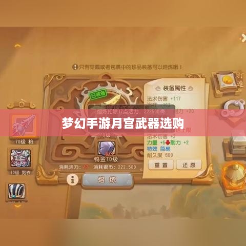 梦幻手游月宫武器选购攻略-图1