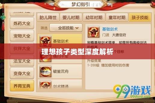 梦幻手游理想孩子类型深度解析-图1 梦幻手游理想孩子类型深度解析-图1