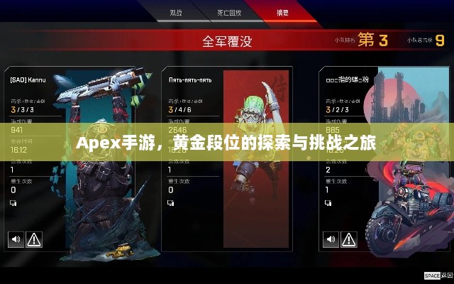 Apex手游,黄金段位的探索与挑战之旅-图1 Apex手游,黄金段位的探索与挑战之旅-图1