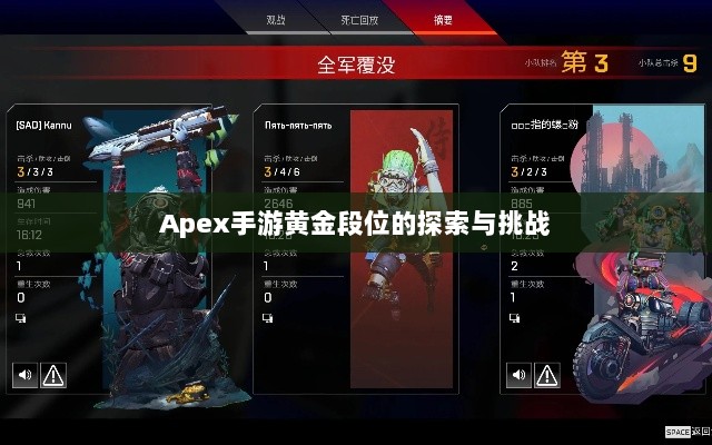 Apex手游黄金段位的探索与挑战-图1 Apex手游黄金段位的探索与挑战-图1