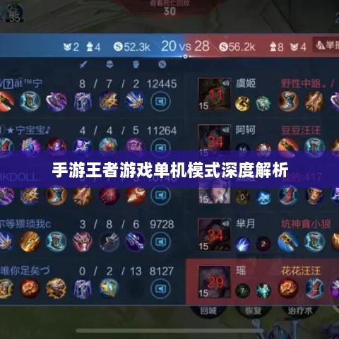 手游王者游戏单机模式深度解析-图1 手游王者游戏单机模式深度解析-图1