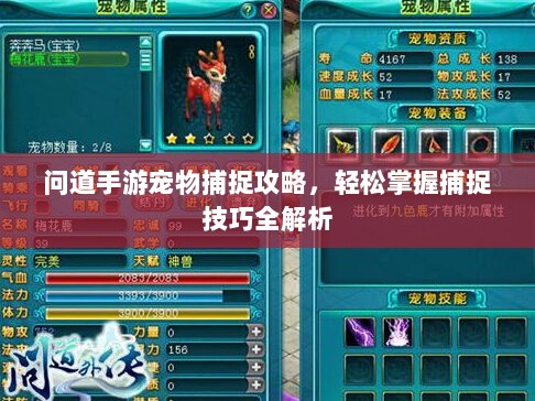 问道手游宠物捕捉攻略,轻松掌握捕捉技巧全解析-图1 问道手游宠物捕捉攻略,轻松掌握捕捉技巧全解析-图1