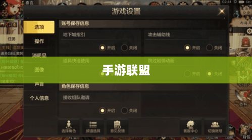 手游联盟高级设置指南，探索最佳游戏体验-图1