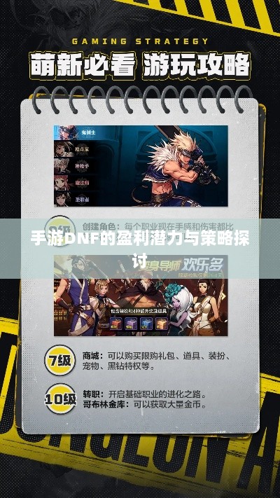 手游DNF的盈利潜力与策略探讨-图1 手游DNF的盈利潜力与策略探讨-图1