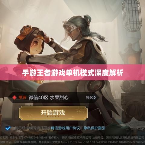 手游王者游戏单机模式深度解析-图1