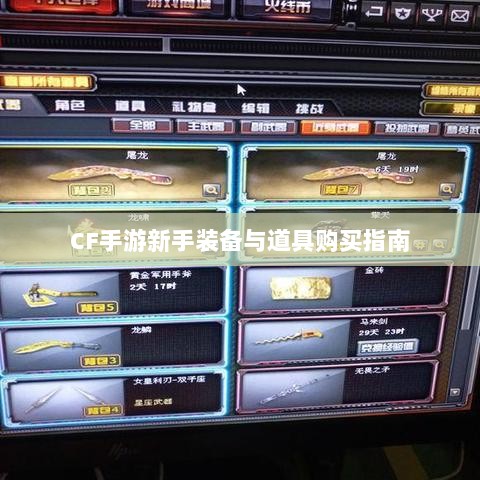 CF手游新手装备与道具购买指南-图1