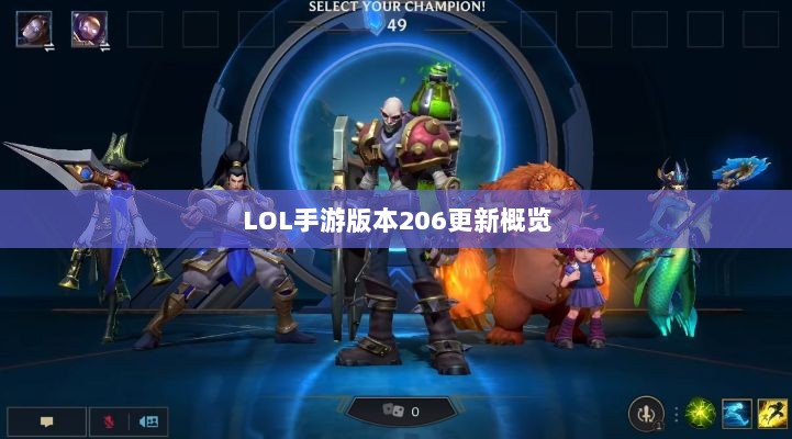 LOL手游更新解析,版本206更新时间及其内容概览-图1 LOL手游更新解析,版本206更新时间及其内容概览-图1