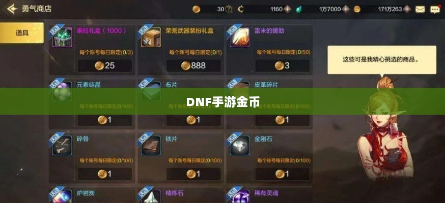 DNF手游金币囤积策略详解-图1