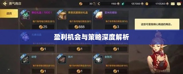 手游DNF中的盈利机会与策略深度解析-图1 手游DNF中的盈利机会与策略深度解析-图1