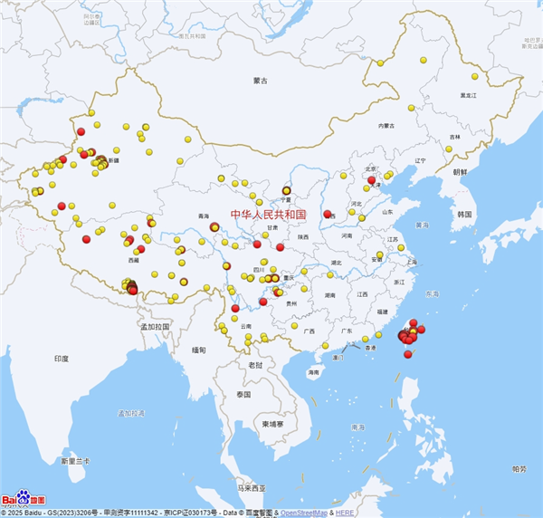 今年我国地震概况,台湾省地震频率居首,共发生三级以上地震318次-图1 今年我国地震概况,台湾省地震频率居首,共发生三级以上地震318次-图1