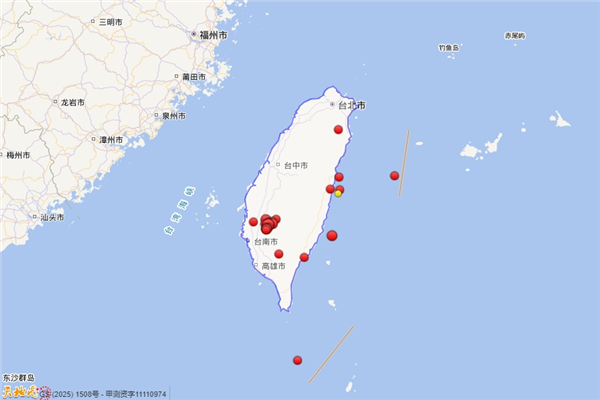 今年我国地震概况,台湾省地震频率居首,共发生三级以上地震318次-图2 今年我国地震概况,台湾省地震频率居首,共发生三级以上地震318次-图2