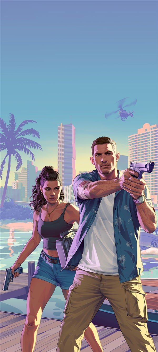 GTA6官网更新男女主角介绍，雌雄大盗超清壁纸亮相-图15