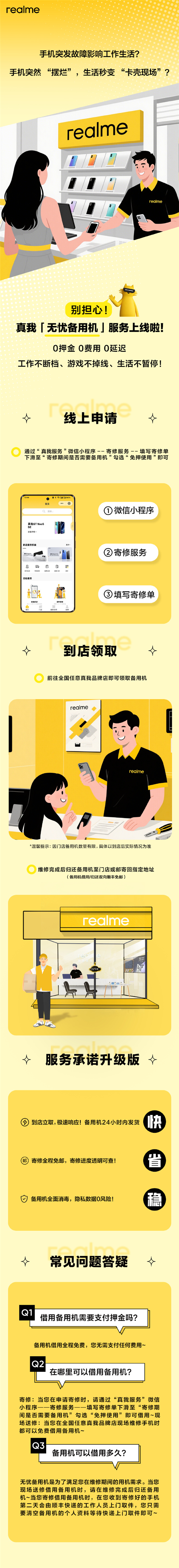 真我推出无忧备用机服务,维修享免费备用机,零费用零押金体验-图1 真我推出无忧备用机服务,维修享免费备用机,零费用零押金体验-图1