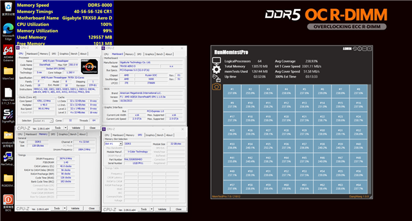 全球首款DDR5 RDIMM RGB内存发布,容量高达512GB,支持超频功能-图3 全球首款DDR5 RDIMM RGB内存发布,容量高达512GB,支持超频功能-图3