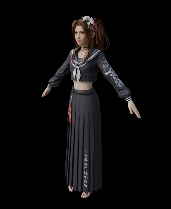 FF7RB蒂法美图再现,3D区大神再献佳作-图6 FF7RB蒂法美图再现,3D区大神再献佳作-图6