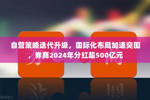 券商自营策略升级、国际化布局加速,预计分红超500亿元,2024年展望-图1 券商自营策略升级、国际化布局加速,预计分红超500亿元,2024年展望-图1