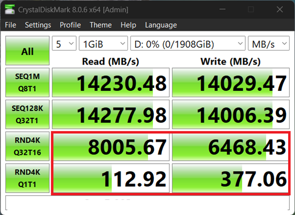 Intel酷睿Ultra 200S搭配Z890遭遇PCIe5.0 SSD速度瓶颈,速度差达2GB/s-图4 Intel酷睿Ultra 200S搭配Z890遭遇PCIe5.0 SSD速度瓶颈,速度差达2GB/s-图4