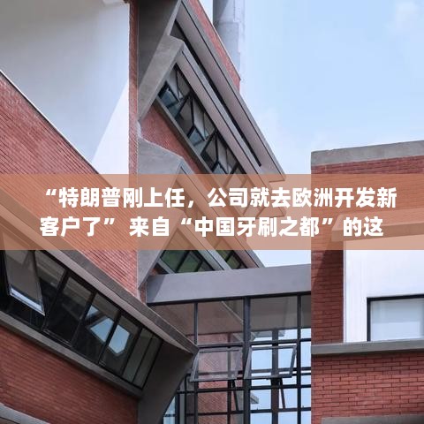 中国牙刷之都企业提前应对关税调整，特朗普上任之际开拓欧洲市场新篇章-图1