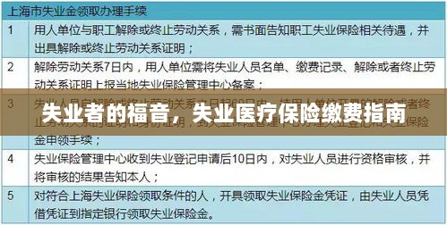 失业者的福音，失业医疗保险缴费详解-图1