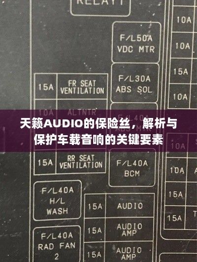 天籁AUDIO保险丝,解析与保护车载音响的核心要素-图1 天籁AUDIO保险丝,解析与保护车载音响的核心要素-图1