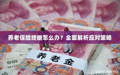 养老保险中断怎么办?全面指南助你应对困境-图1 养老保险中断怎么办?全面指南助你应对困境-图1