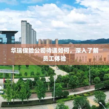 华瑞保险公司员工待遇与体验深度解析-图1