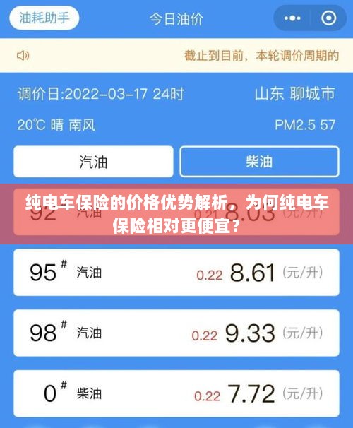 纯电车保险价格优势解析，为何相对传统汽车保险更便宜？-图1