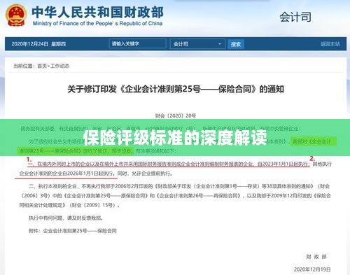 保险评级标准的全面解读-图1 保险评级标准的全面解读-图1