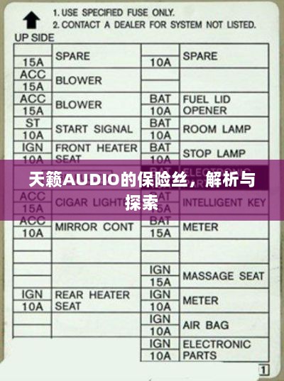 天籁AUDIO保险丝解析与探索-图1