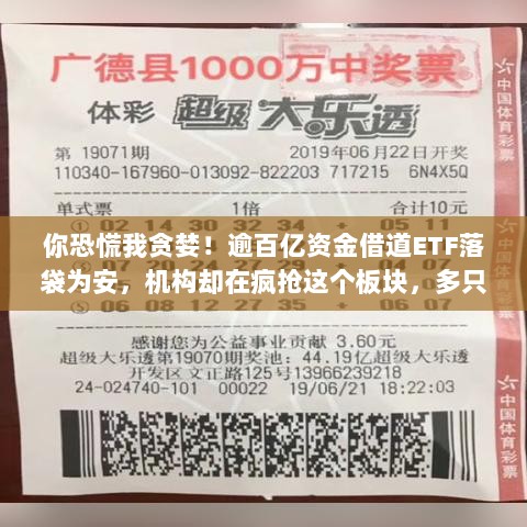 逾百亿资金借道ETF落袋为安，机构疯抢板块致多只ETF份额创新高，贪婪与恐慌交织-图1