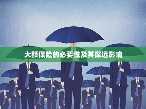 大额保险的必要性及其深远影响探讨-图1