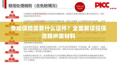 全面解读投保流程，参加保险所需证件及材料一览-图1