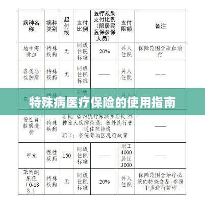 特殊病医疗保险使用指南详解-图1