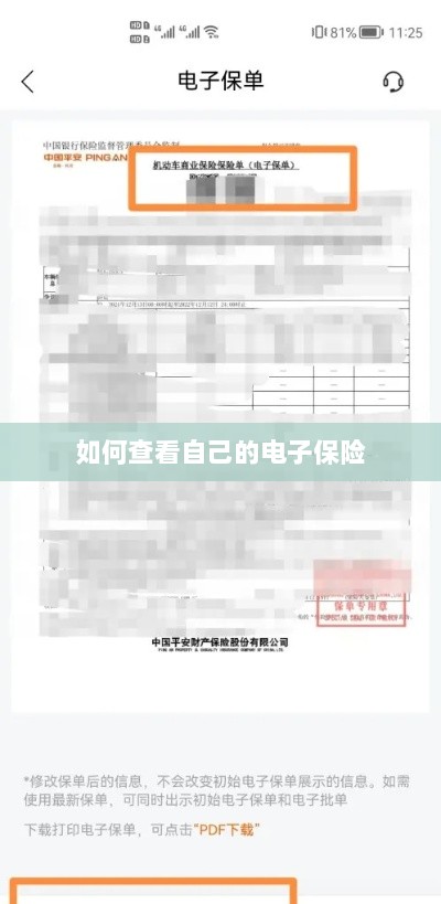 如何查看个人电子保险保单详情-图1