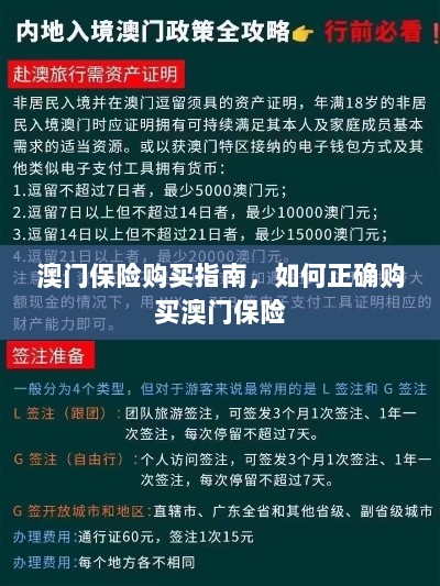 澳门保险购买攻略,如何正确选购澳门保险产品-图1 澳门保险购买攻略,如何正确选购澳门保险产品-图1