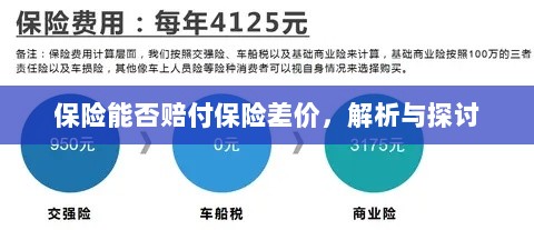 保险能否赔付保险差价，深度解析与探讨-图1