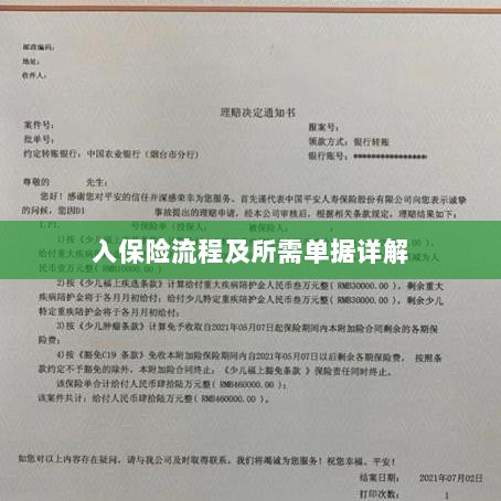 保险投保流程与所需单据全面解析-图1