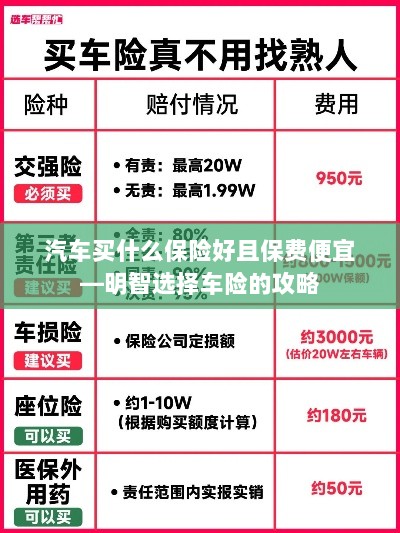 明智选择车险,如何购买保障全面且保费低廉的汽车保险?-图1 明智选择车险,如何购买保障全面且保费低廉的汽车保险?-图1